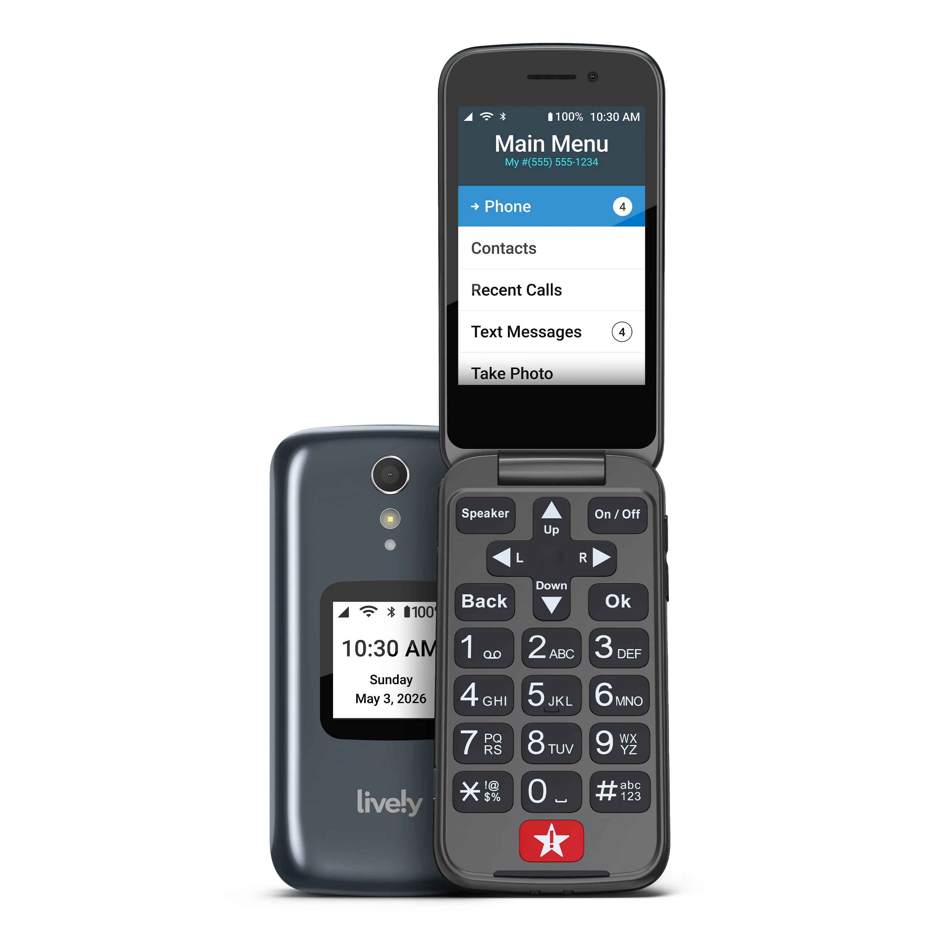 Jitterbug Flip2 16GB Cell Phone for Seniors - Image 4