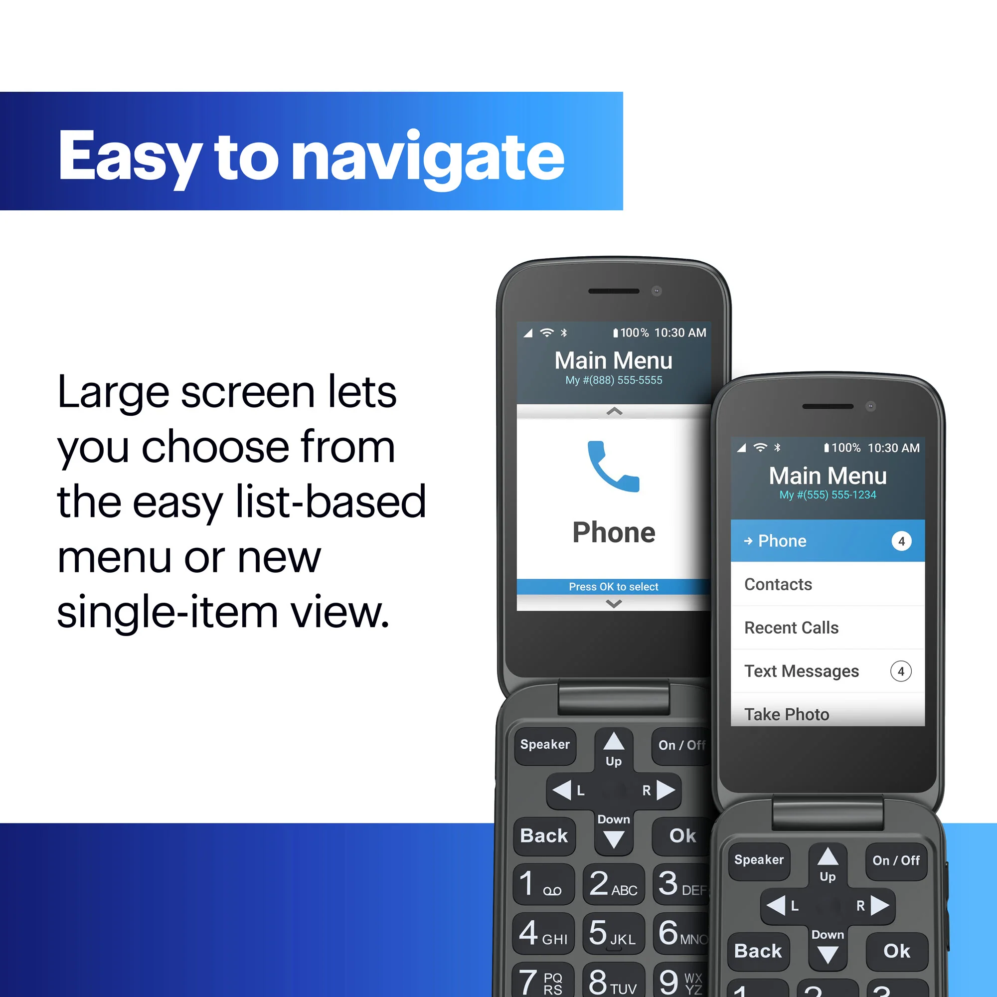 Jitterbug Flip2 16GB Cell Phone for Seniors - Image 9